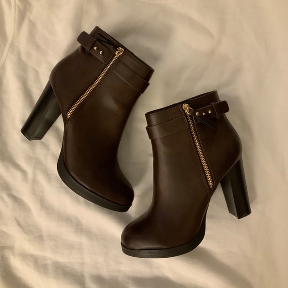 Brown High Heel Boots - Picture 1 of 3